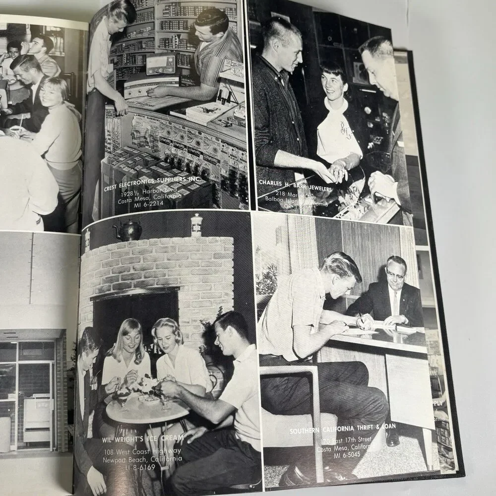 Chick Iverson Porsche Volkswagen Orange Coast College 1961 Yearbook Costa Mesa